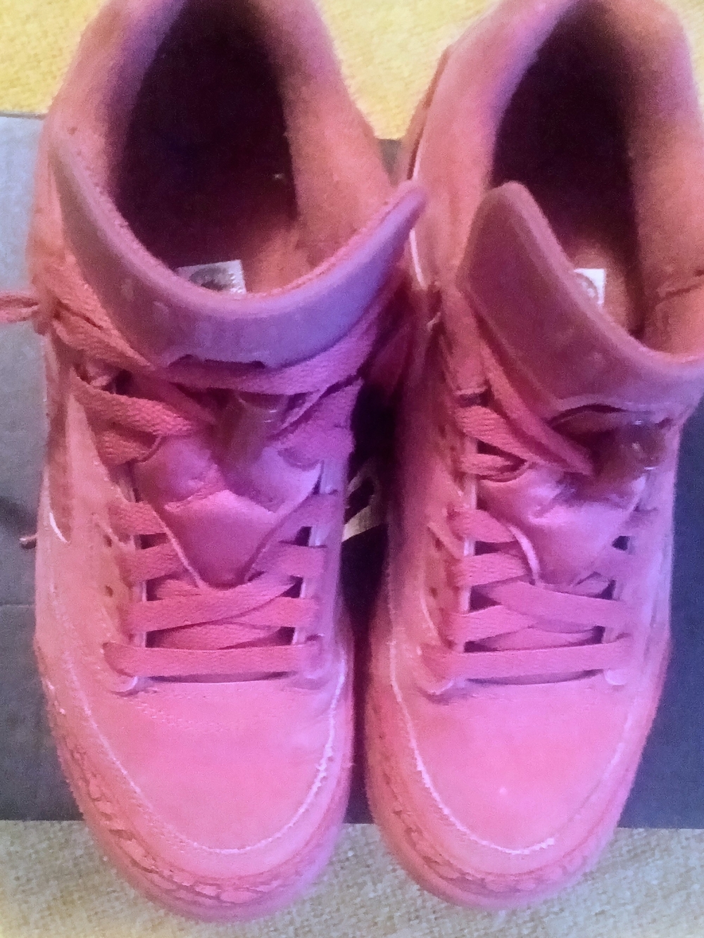 Women’s Pink High-Top Sneakers